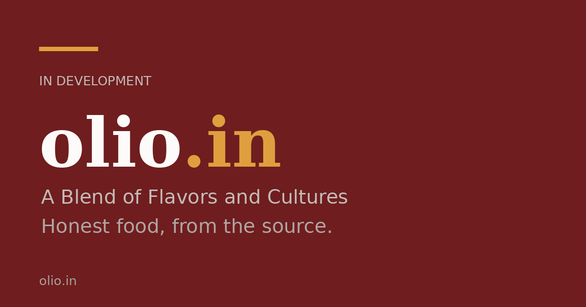 Link preview image for olio.in